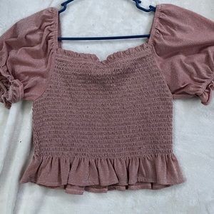 women’s cropped blouse